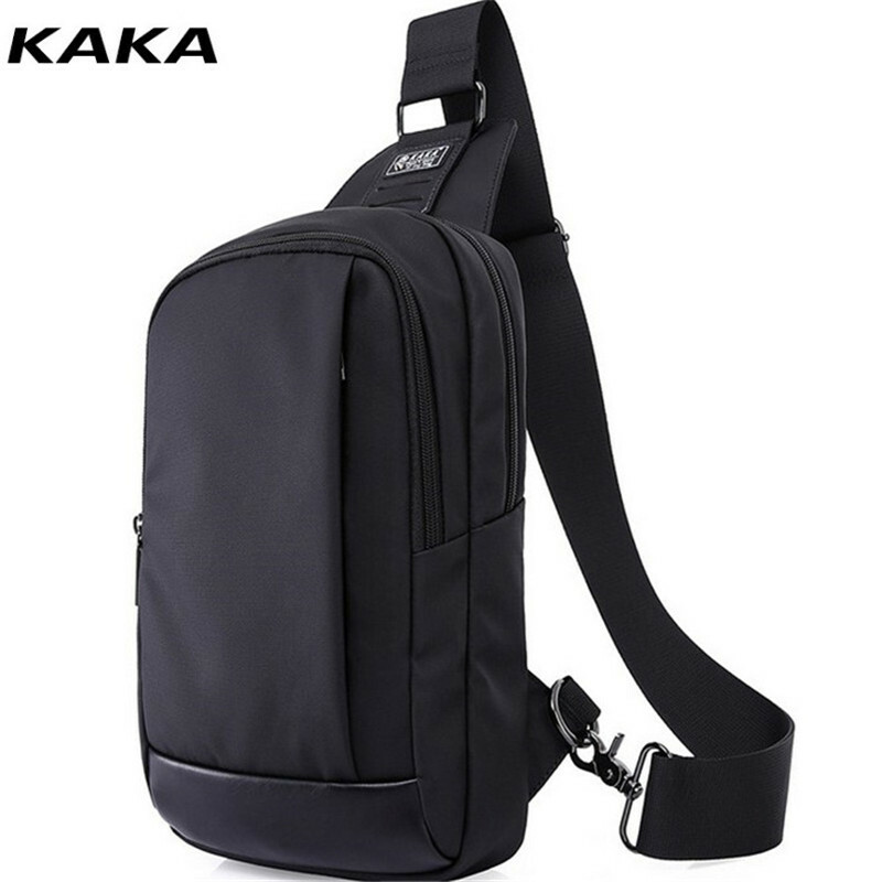 Men's Anti-Theft Nylon Crossbody Messenger Bag Chest Pack-image