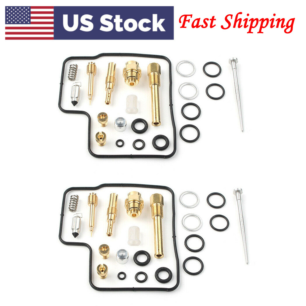 2 Set Carburetor Carb Rebuild Repair Kit for HONDA SHADOW 1100 VT1100 KEYSTER