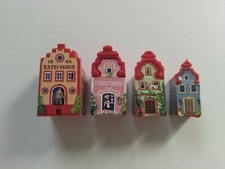 KINDER SURPRISE SET - OLD TOWN HOUSES BUILDINGS - TOYS MINIATURES COLLECTIBLES
