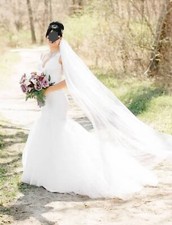 Wedding Dress Mermaid V Neck  