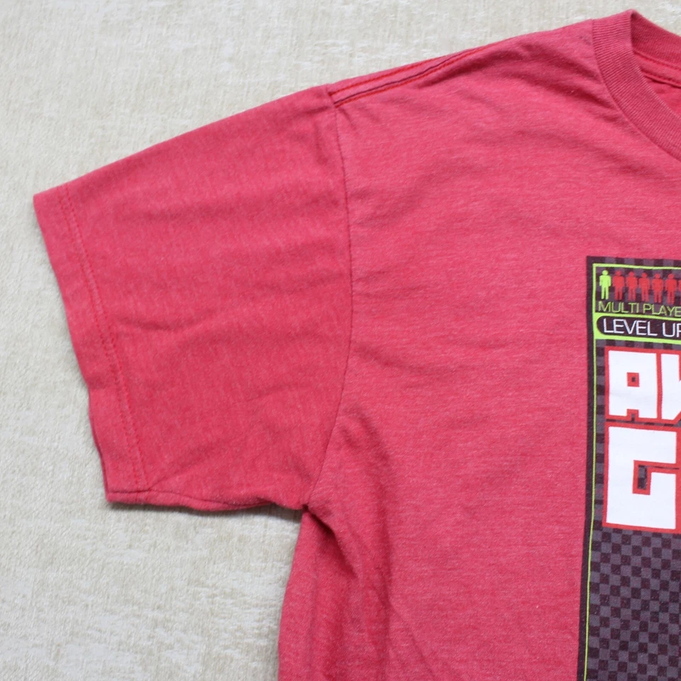 Camiseta Top Route 66 Jóvenes Niños Grande 10/12 Impresionante Gamer Roja Manga Corta Foto 3 de 4