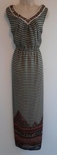 💜 TU SIZE 18 Beautiful Ladies Long Patterned Maxi Dress Ref 19