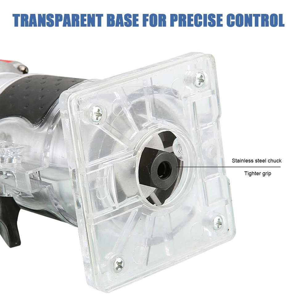 Cisivis Router 1200W Electric Laminator Hand Trimmer Tool with 15pc Router Bit- - Image 3 of 4