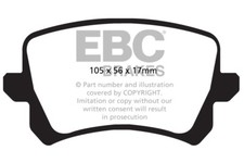 EBC Greenstuff Rear Brake Pads for VW Passat 1.8 Turbo (2007 > 14)
