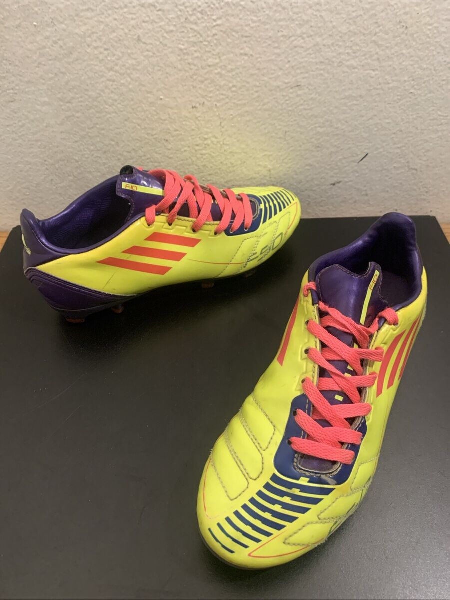 Adidas Mens Rare F10 TRX F50 FG G40258 Yellow Purple Soccer Adidas Mens Rare F10 TRX F50 FG G40258 Yellow Purple Soccer