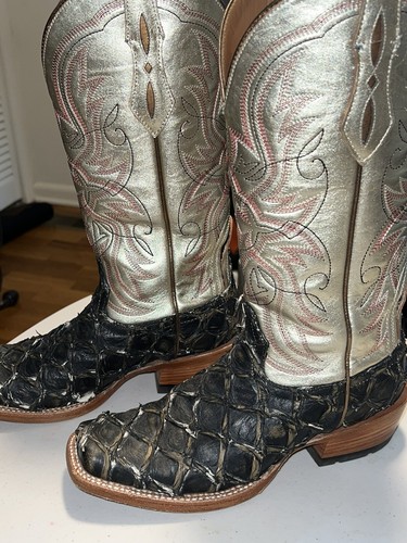 Ariat 10029777 Derby Exotic Pirarucu 