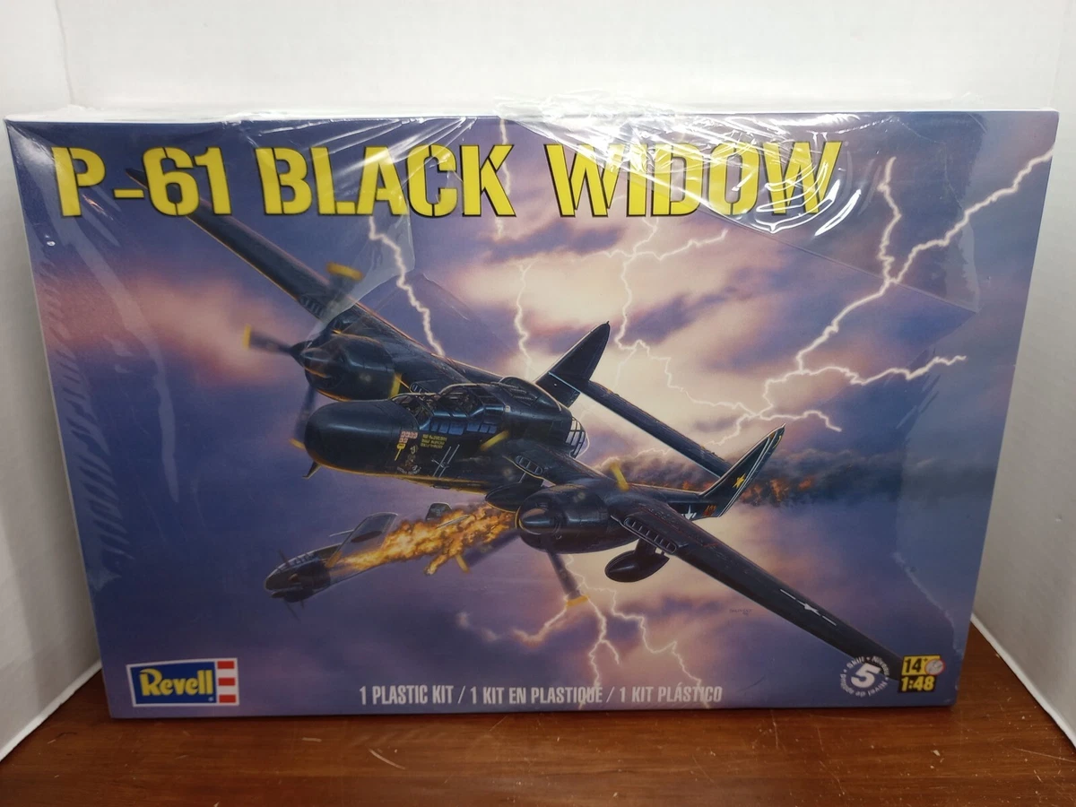 Revell 85 7546 1 48 Scale P 61 Black Widow Model Kit Sealed Toy Hobby