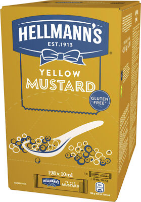 Hellmann's Yellow Mustard Senf  Portionsbeutel 198 St. 1,98 L