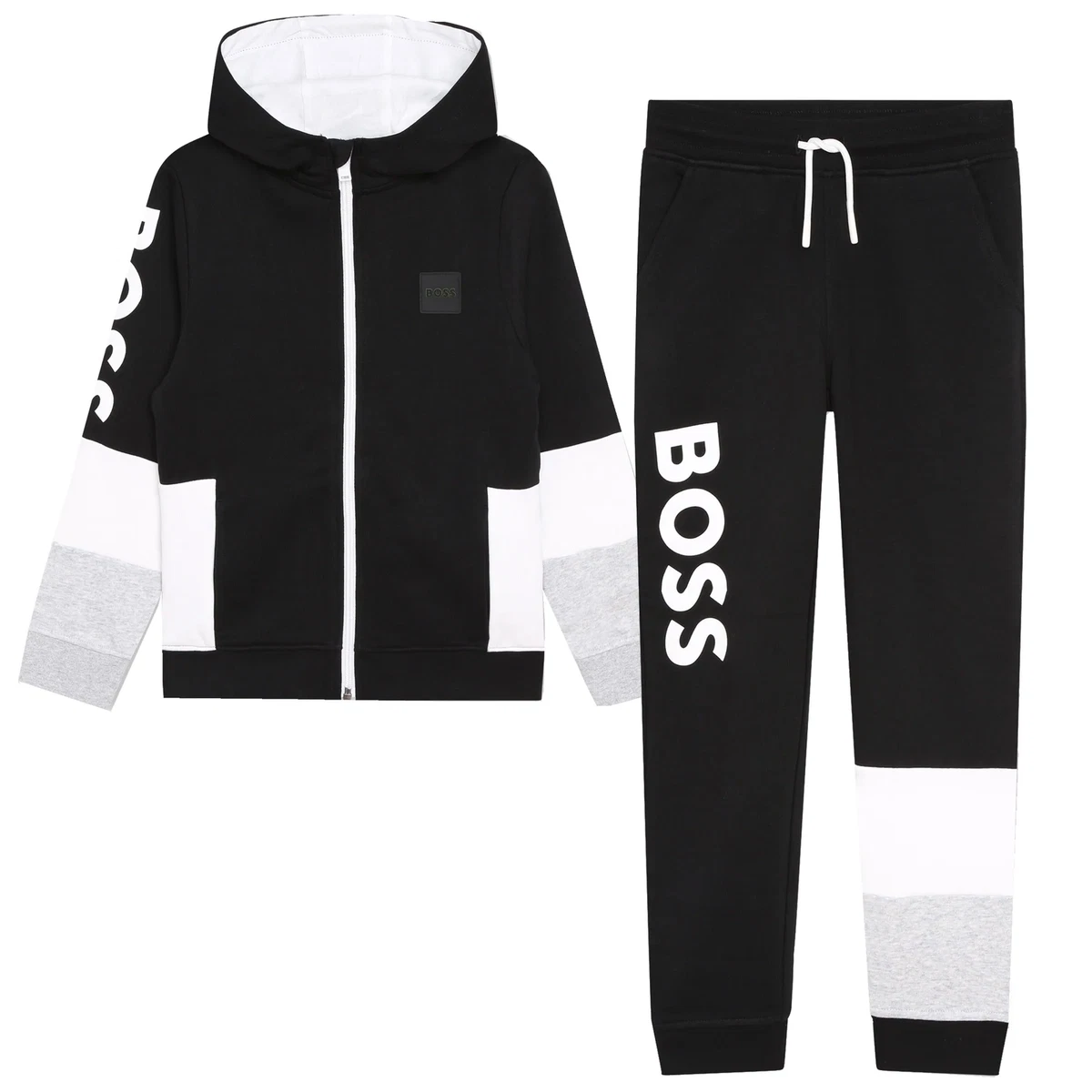 Hugo Boss Kids Track Suit Set Black J28109 09B eBay