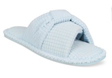 Charter Club Women's Textured Knot-Top Slippers XL 11-12