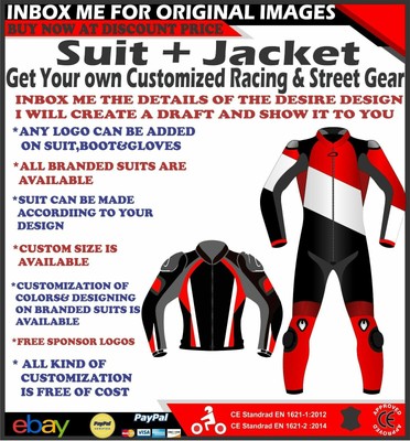 MOTORBIKE MOTORCYCLE LEATHER RACING 