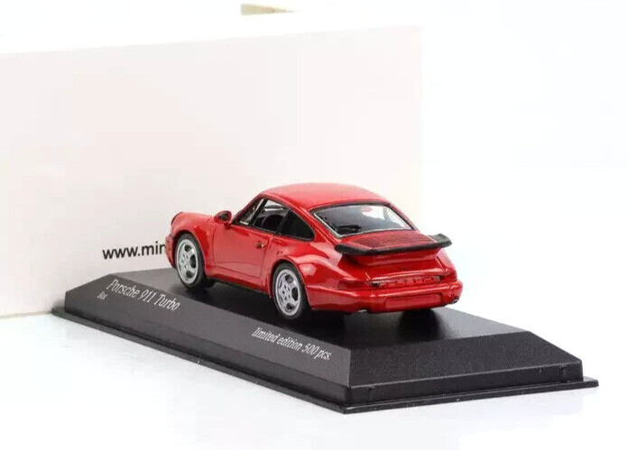 Porsche 911 964 Turbo 1990 Red Minichamps 943069105 1:43