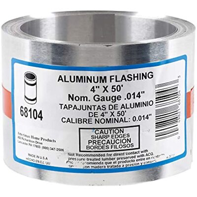 Amerimax 68104 Aluminum Roll Valley Flashing 0.0140'' 4'' X 50 '