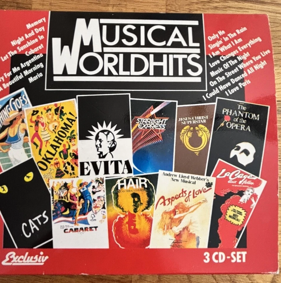 Musical Worldhits CD-Set - Starlight Express, Cats, ... - Sammlungsauflösung -