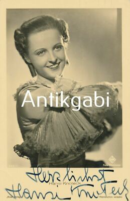 Hansi Knoteck Original Autograph Hand-Signed 1930s Ross Publishing C1.5