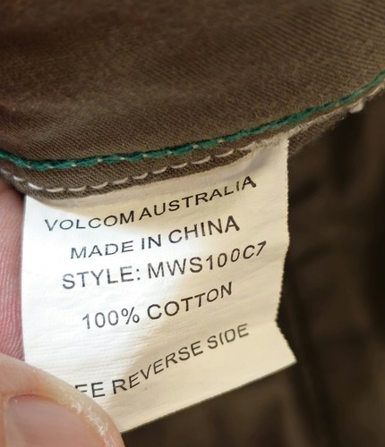 Volcom Stone Skout Mens Size 36 Striped Cargo Shorts Like New Free Post In Aus - Picture 13 of 15