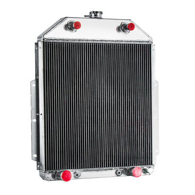3-Row Aluminum Radiator – For 1942-1952 Ford Truck – Down Flow, Polished, Lifetime Warranty