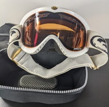 Dragon Alliance DX Snow Goggles, White/Gold With Orange Lenses, Scott Case