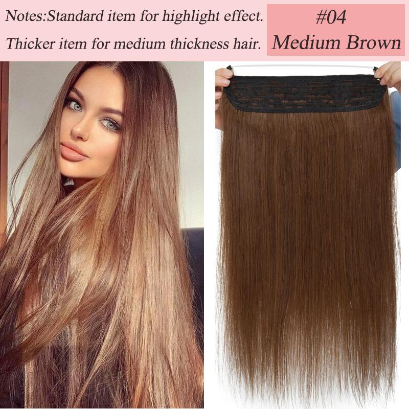 Secret Natural Wire in Hair Extensions Hidden Head Band
