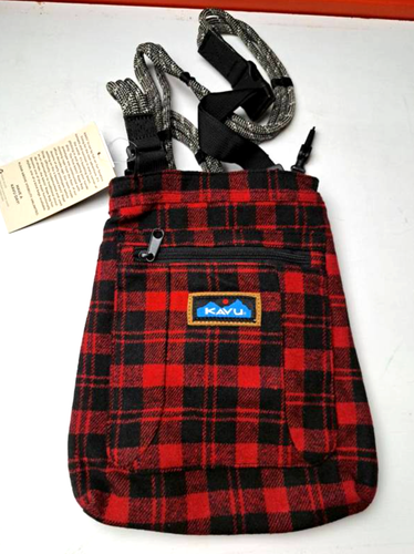 Kavu Keepon Keepin Crossbody Shoulder Bag Poly/Acrylic/Cotton Lumberjack NWT - Picture 4 of 5