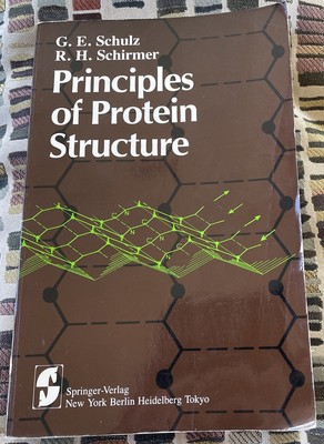 Principles of Protein Structure Paperback G. E., Schirmer; Free Shipping 