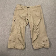 Mountain Hardwear Women 6 Cortina Falls Pedal Pusher Tan