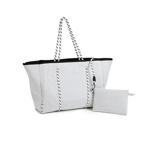 Large Beach Bag, thick punched bonded Neoprene Tote Bag, Outdoors Travel TB7080 - Picture 8 of 52