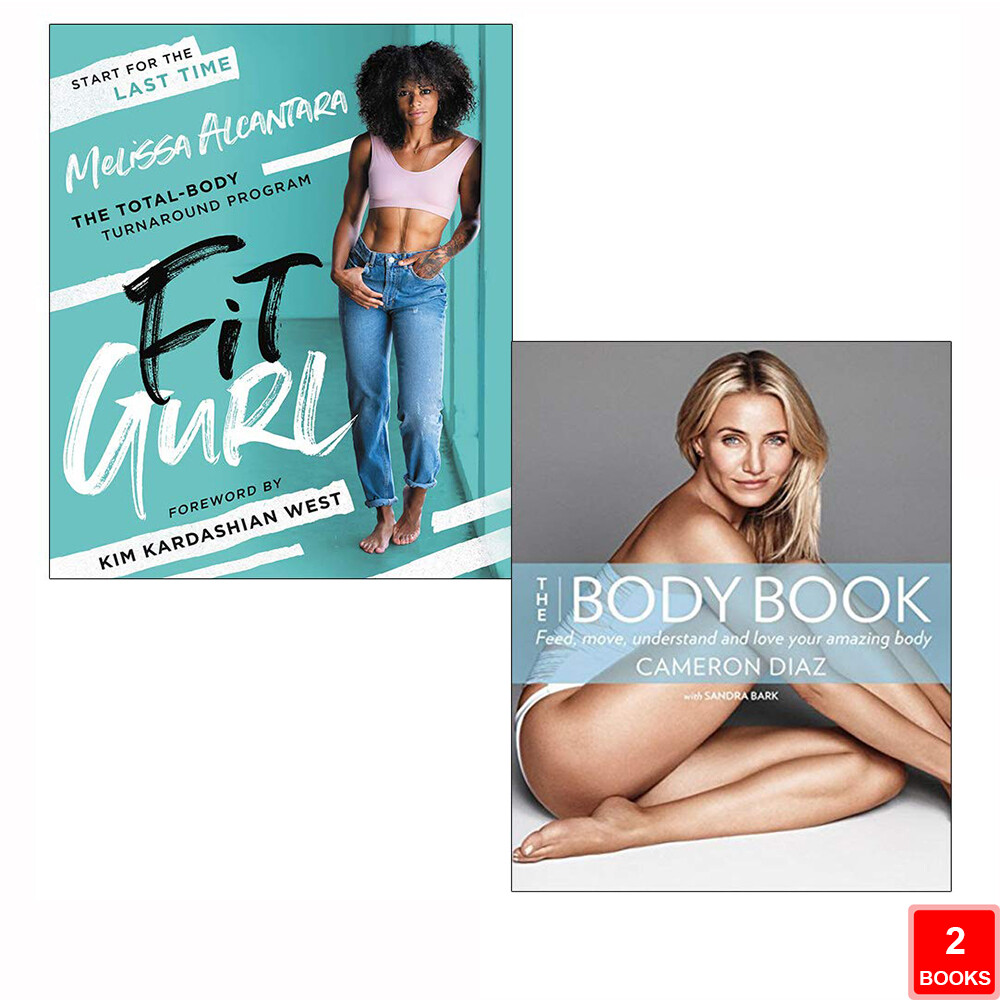 Fit Gurl Melissa Alcantara, Body Book, Cameron Diaz 2 books Set Paperback NEW