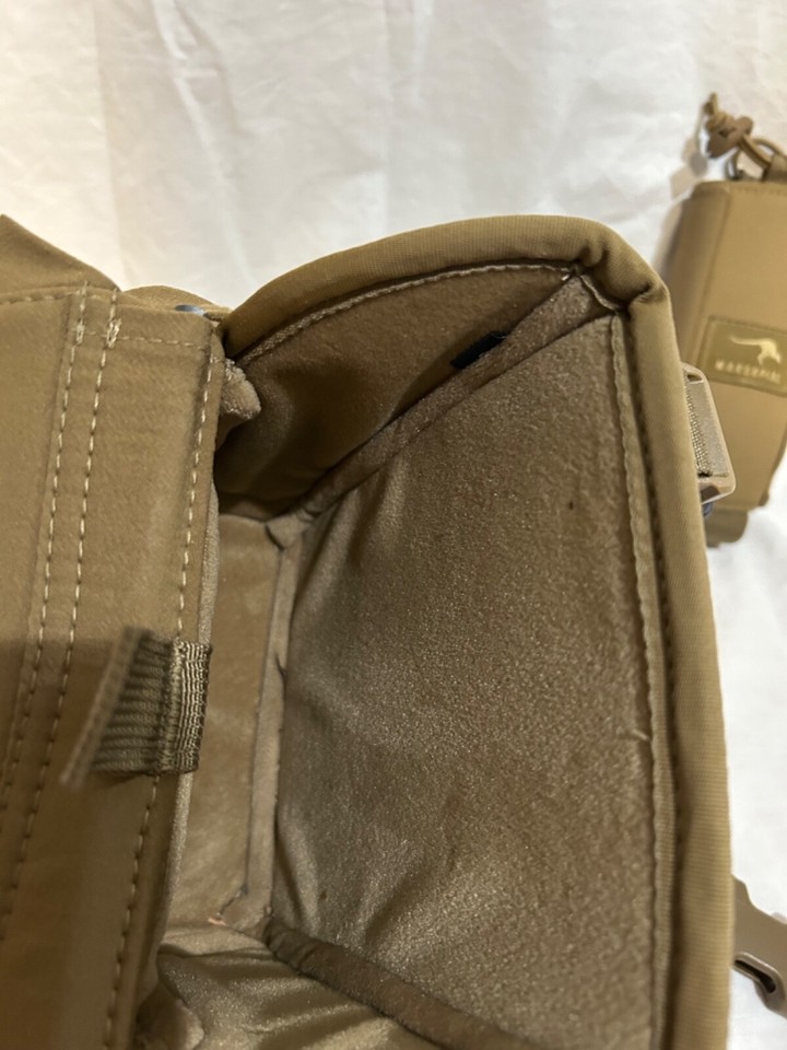 marsupial gear no mag binocular harness and bear spray holster. Size