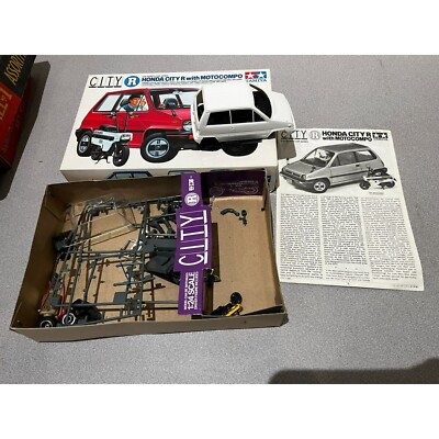 Tamiya 1/24 Honda シティ R TAMIYA HONDA CITY R MOTORIZED & MOTOCOMPO BIKE Model Kit 1/24 | eBay