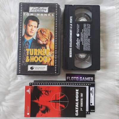 Original VHS DE: Turner & Hooch - Tom Hanks - RAR - Floto Games