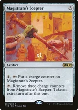 MTG Core Set 2019 M19 Magistrate's Scepter MINT