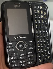 Used LG COSMOS VN250 VERIZON Black PHONE, Powers On