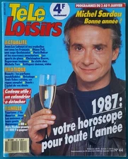 Tele Loisirs No 44 Dec 1986 - Jan 1987 Christopher Reeve Superman IV