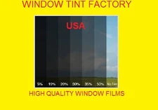 5%  Charcoal black Limo 60" x25' Window Tint Film HP 2Ply HOME RESIDENTIAL AUTO