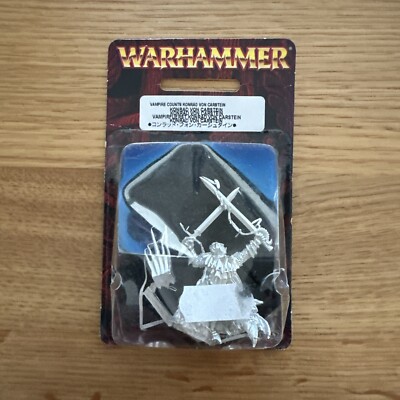 Figurine Warhammer Vlad Von Carstein - Comtes Vampires - Métal OOP (occasion, Démontée)