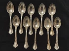 Gorham Chantilly Sterling Silver Teaspoons –  Lot of 10 – No Monogram 310 Grams