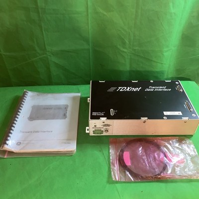 BENTLY Nevada TDXNET TRANSIENT DATA INTERFACE 283076-01