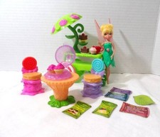 Disney Tinkerbell Fairies Pixie Hollow Tink's Pixie Sweets Cafe w/ Doll Set