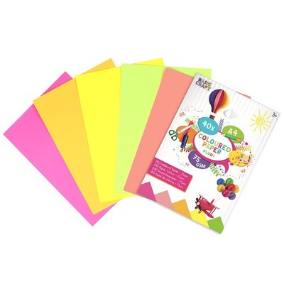 Gekleurd Papier A4 40 vellen NEW