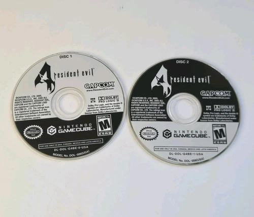 Resident Evil 4 (Nintendo GameCube, GC, 2005) Discs Only - Tested