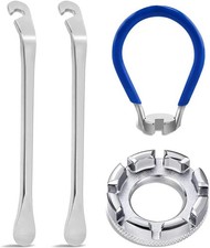 4 Piece Bicycle Spoke Wrench, Universal Forged Steel Bike Rim Correct Tool Bicyc