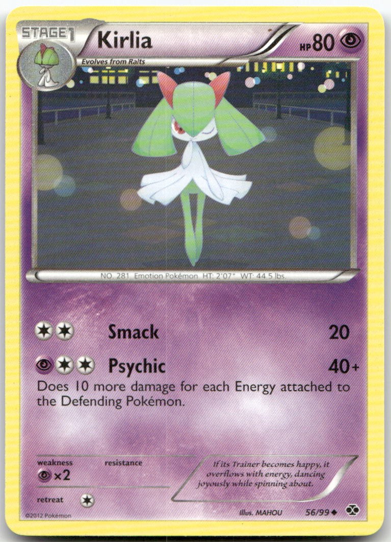 Kirlia 56/99 Uncommon Next Destinies Pokemon LP
