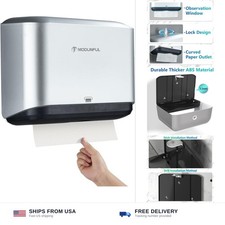 Trifold Hand Towel Dispenser for Bathroom - C Fold Paper Towel Dispenser Wall...