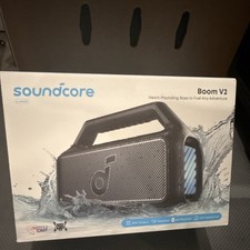 soundcore Boom V2 Portable Speaker Black Bluetooth IPX7 Waterproof Floatable 80W