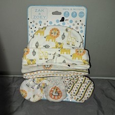 Zak  Zoey Baby Hats  Mittens Set - 3 Pieces, 0-12 Months