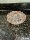 Vintage Indiana Glass Windsor Button Design Soft Pink Glass Candy Dish w/Lid (Ls