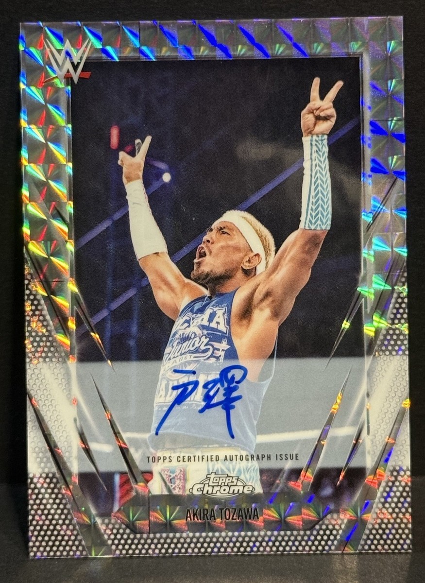 2026 Topps Chrome WWE Akira Tozawa Auto Geometric Refractor | eBay
