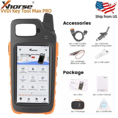 Xhorse VVDI Key Tool Max PRO &MINI OBD Tool Function Add Voltage Leakage Current
