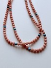 Vintage Jay King DTR Coral Double Strand  16" Necklace with Sterling Clasp — photo 5